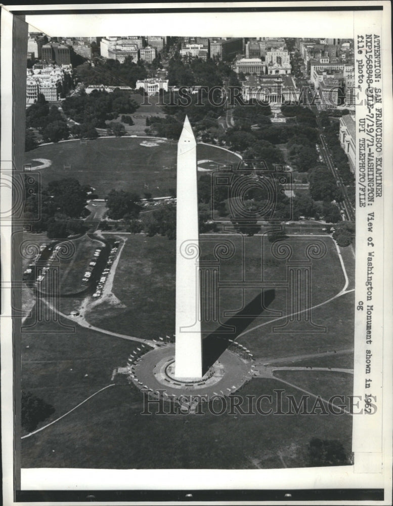 1971 Press Photo George Washington Memorial Obelisk - Historic Images