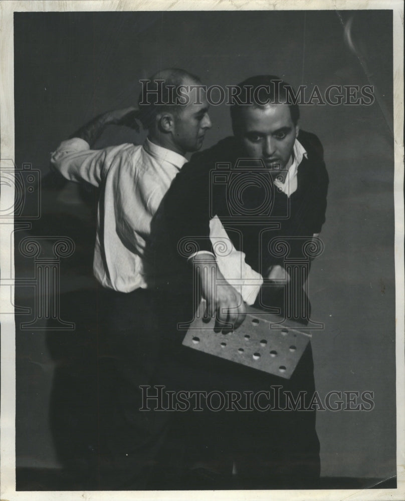1960 Press Photo Martial Arts exhibition. - Historic Images