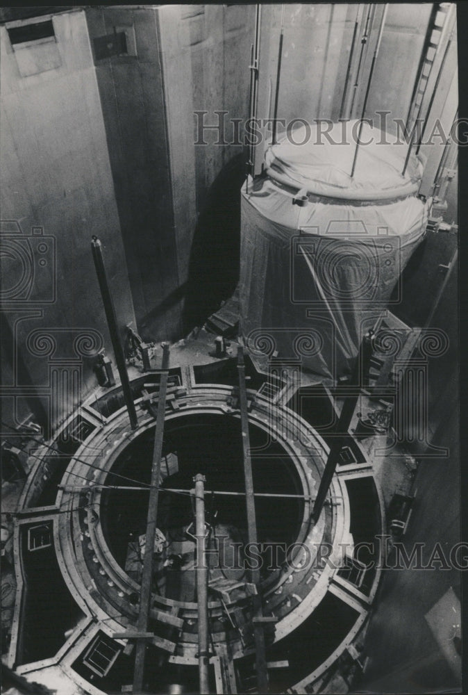 1986 overview placement of nuclear reactor - Historic Images