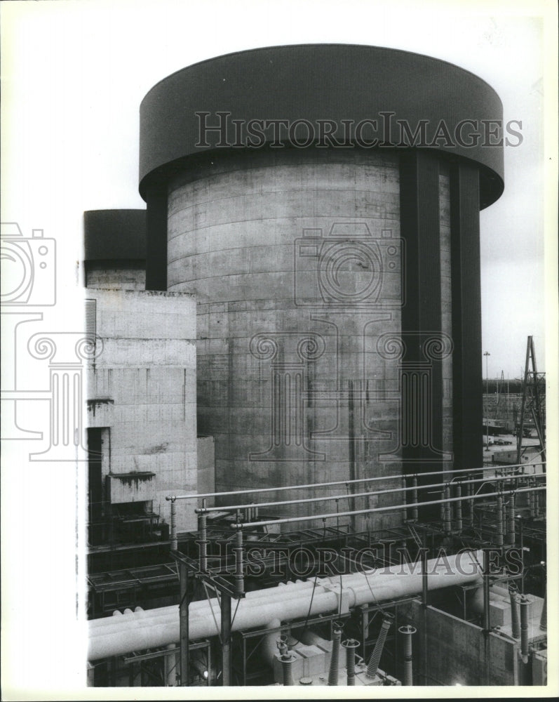 1987 Press Photo Braidwood Nuclear Station - Historic Images