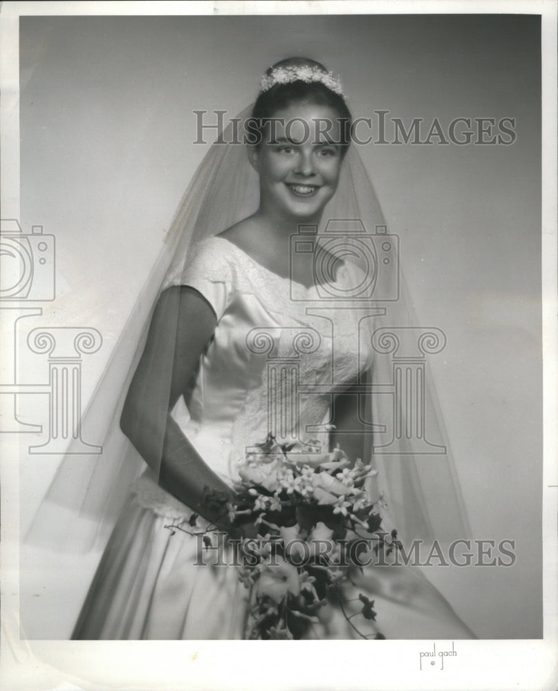 1960 Mary Elizabeth Davidson Nathan Pusey - Historic Images