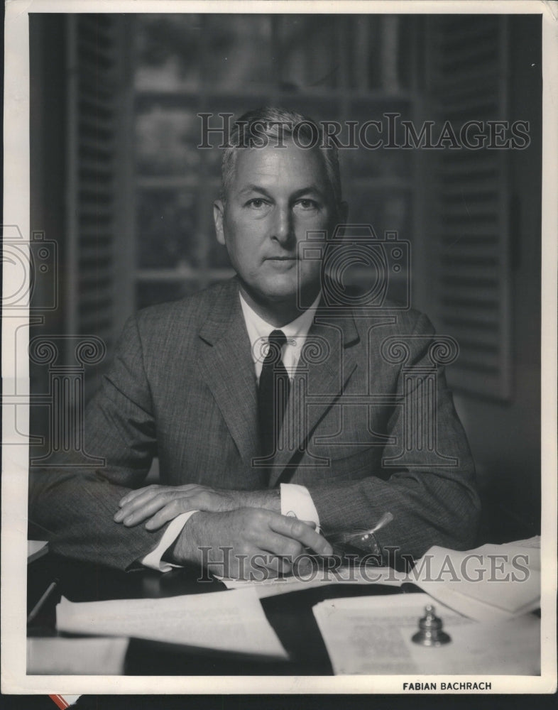 1965 Nathan Pusey Harvard President Office - Historic Images