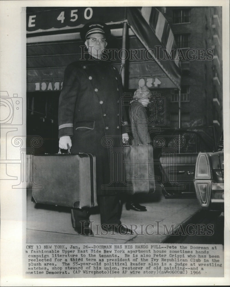 1966 Peter Grippi Ivy Republican Doorman - Historic Images