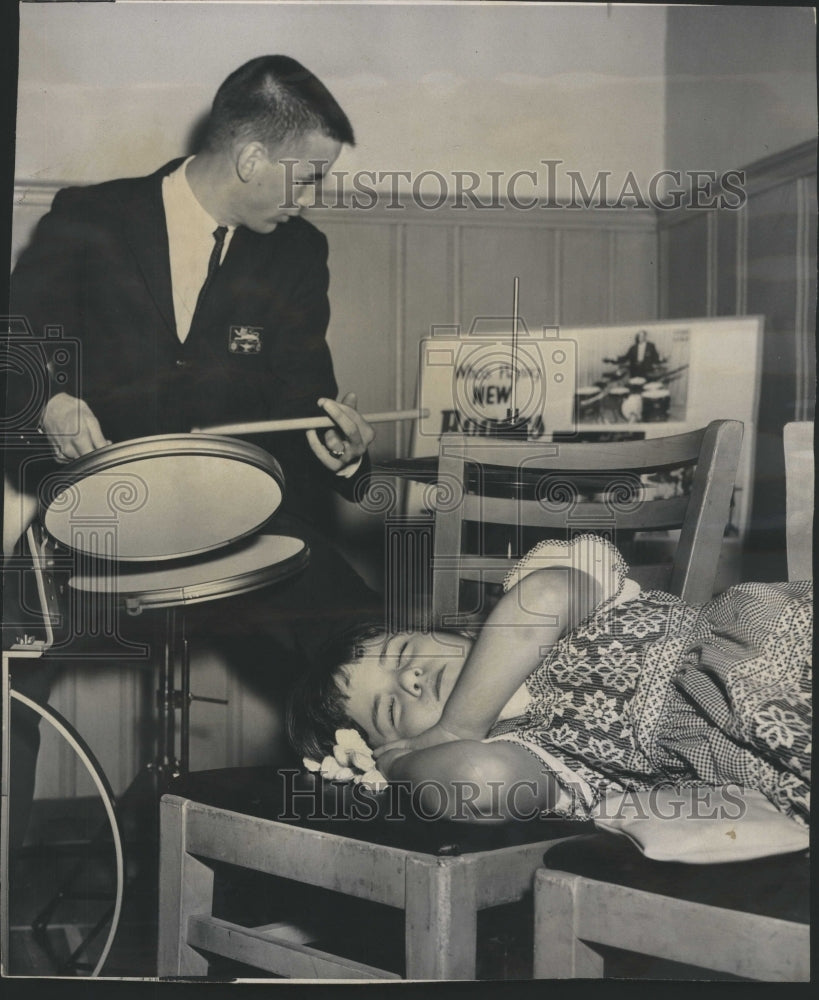 1962 Fips Silent Drum Set - Historic Images