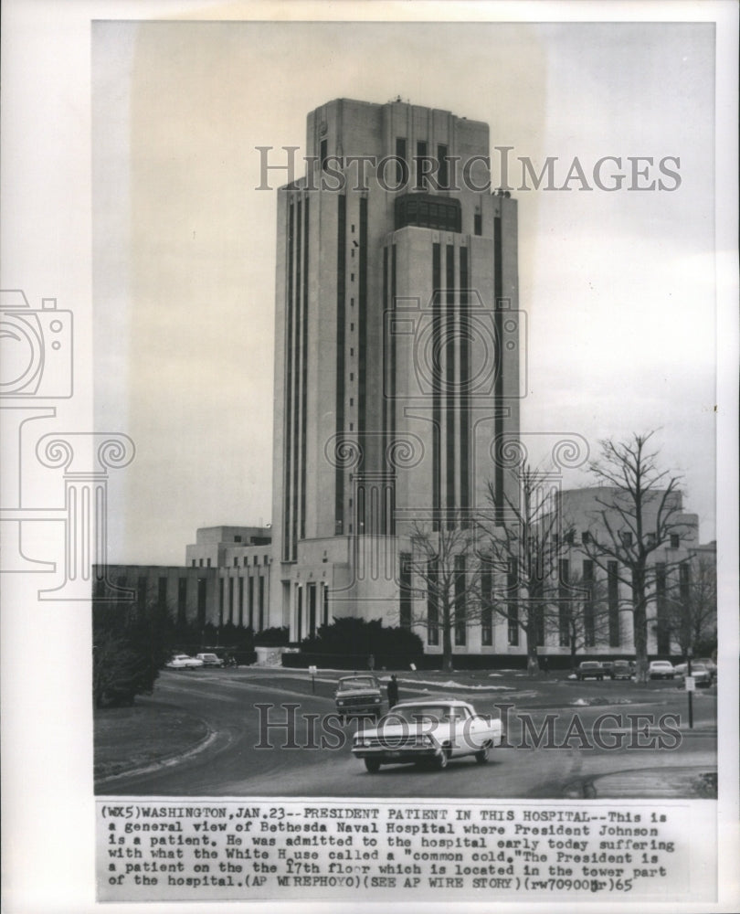 1965  Bethesda Naval Hospital Johnson White - Historic Images