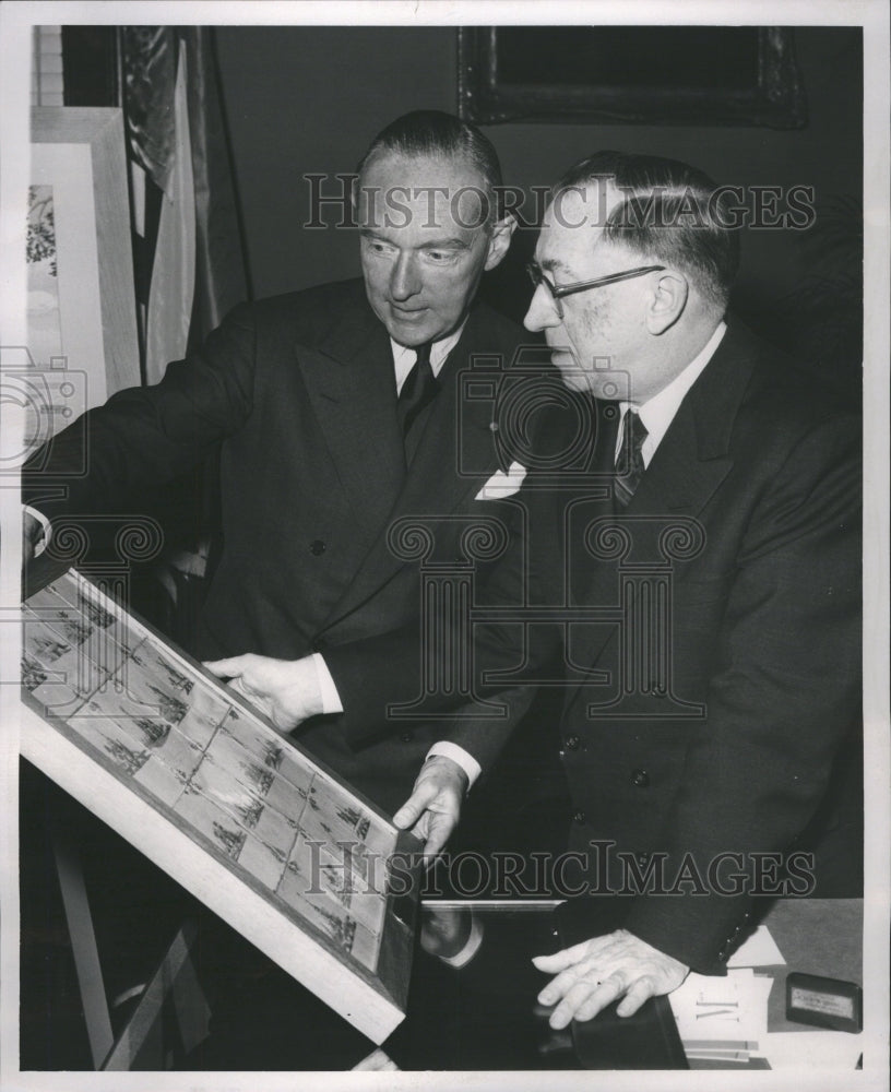 1955 Jan Herman van Roijen Politician - Historic Images