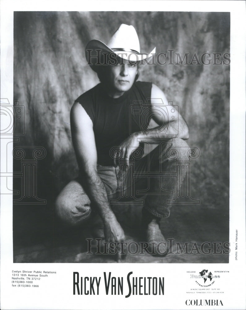 1995 Ricky Van Shelton Singer Music Artist - Historic Images