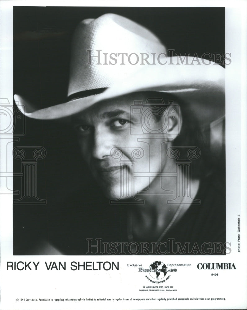 1995 Ricky Van Shelton Clumbia Music Singer - Historic Images