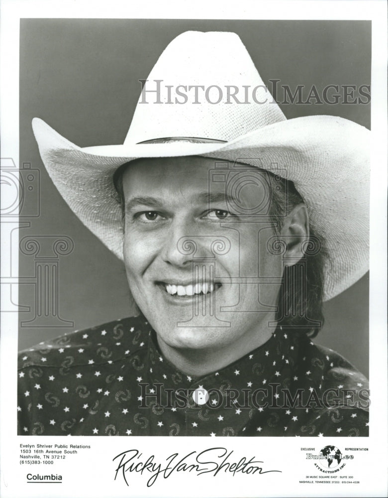 1999 Ricky Van Shelton Columbia Music Singe - Historic Images