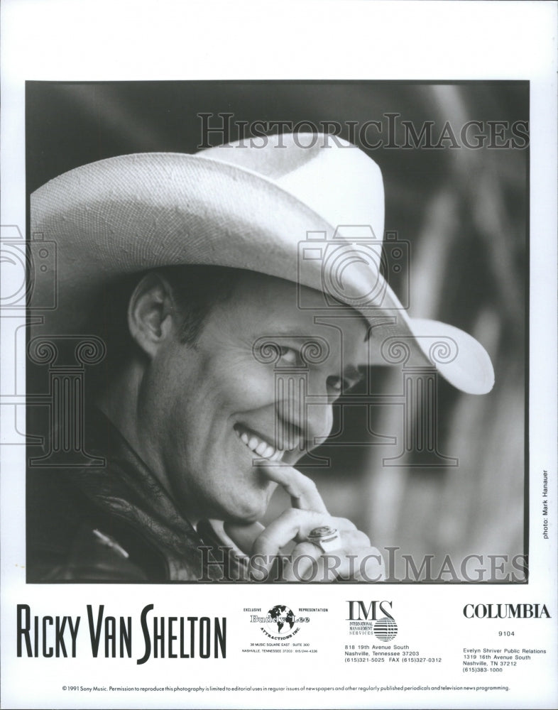 1992 Ricky Van Shelton IMS Singer Music - Historic Images