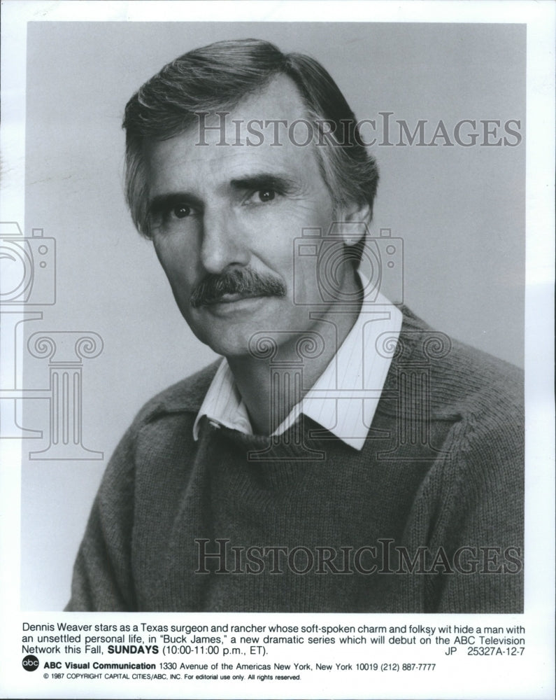 1987 Dennis Weaver - Historic Images