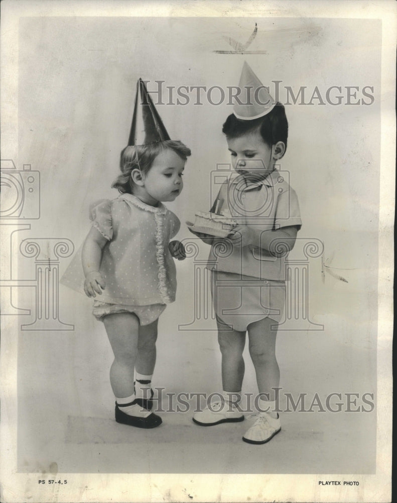1957 Mandel Brothers Ferminine Ruffled Dac - Historic Images