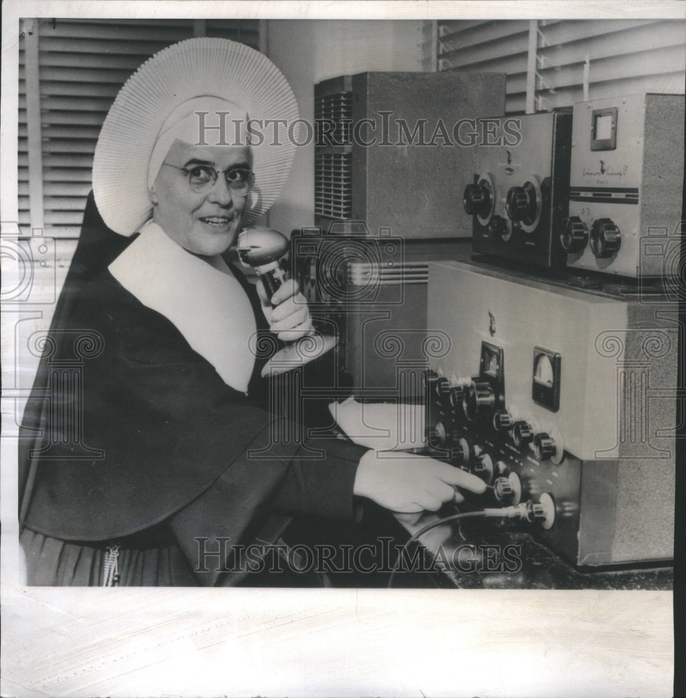 1956 Sister Mary Charlotte CSC United State - Historic Images