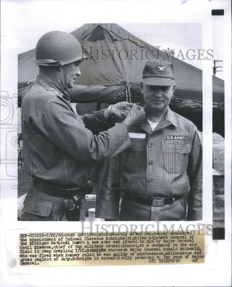 1965 Major General Clarence C. Schnipke - Historic Images