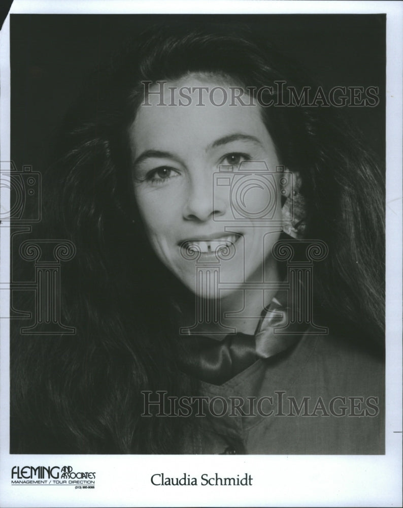 1986 Claudia Schmidt Musician Radio Program - Historic Images