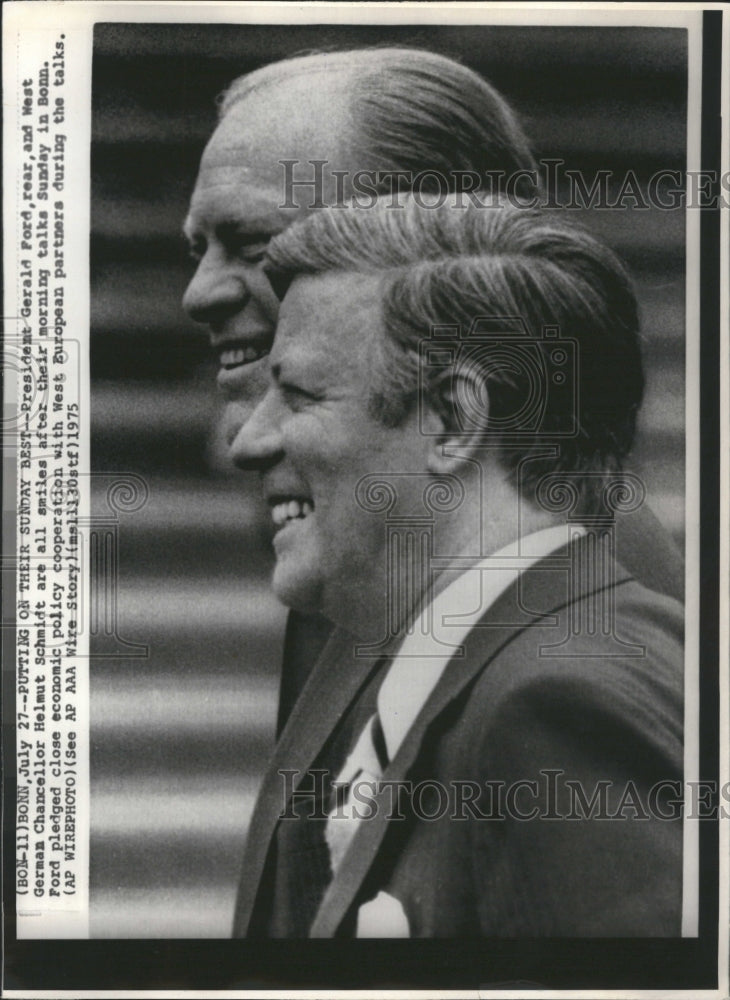 1976 Chancellor Foreign Minister Economics - Historic Images