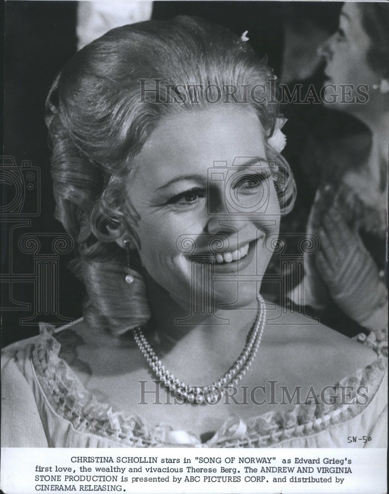 1970 Christina Schollin Actress - Historic Images