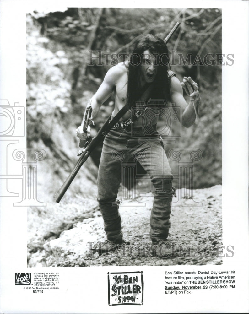 1992 Ben Stiller Portraying Native American - Historic Images