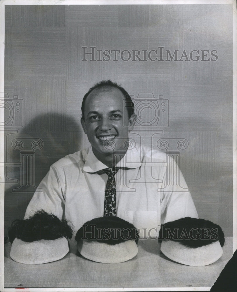 1955 Don Armond with Hair Pieces - Historic Images