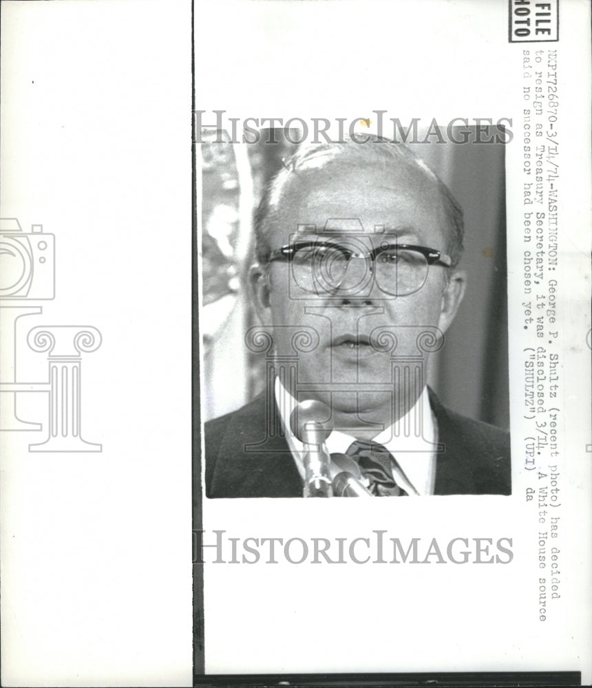 1974 George P Shultz - Historic Images