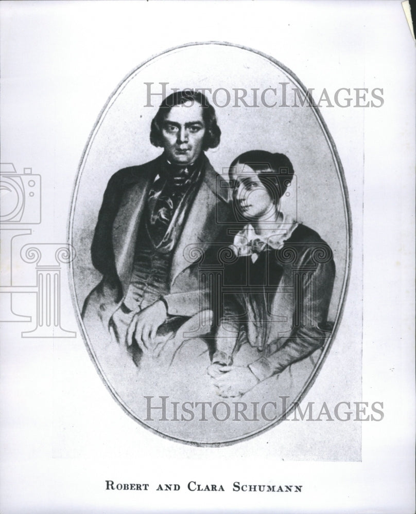 1964 Robert and Clara Schumann Musician - Historic Images