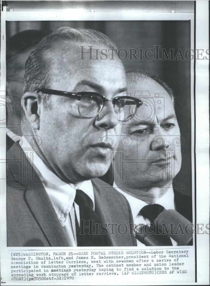1970 Press Photo Labor Secretary George Shultz - RRR53579 - Historic Images