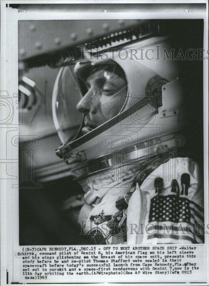 1965 Astronaut Walter Schirra - Historic Images