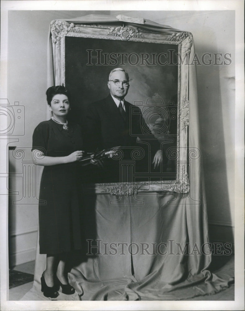 1947 President Harry Truman Portrait - Historic Images