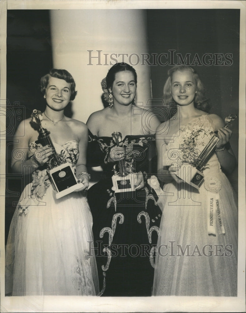 1950 Winners Miss America beauty Pageant - Historic Images