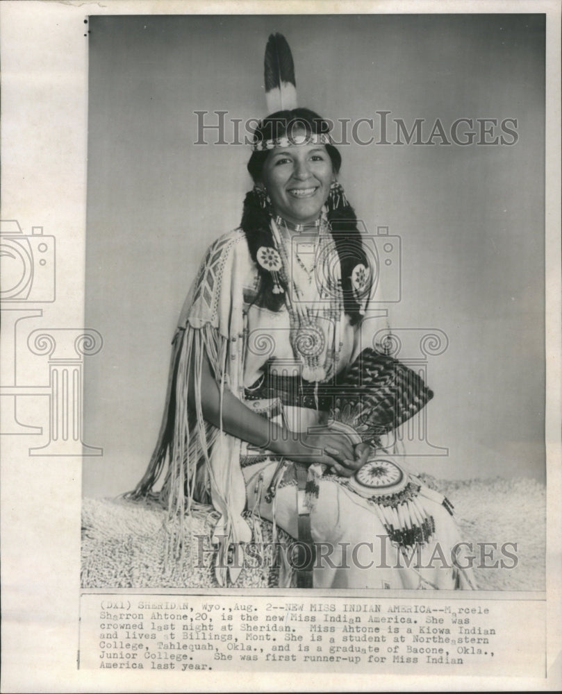 Marcele Sharron Ahtone Miss Indian America - Historic Images