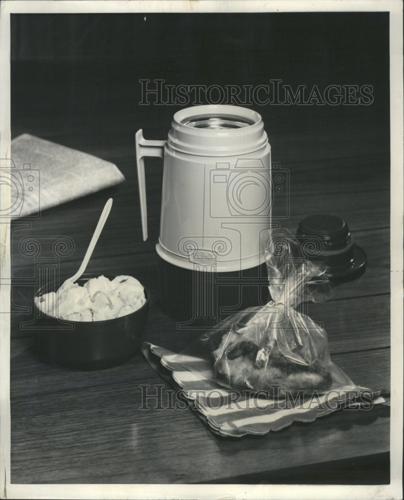 1962 Thermos Wide Mouth Vacuum Bottle - Historic Images
