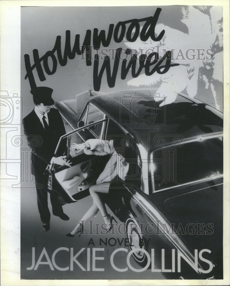 1983 Book Cover Hollywood Wives by Collins - Historic Images