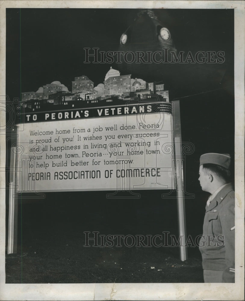 1945 Peoria Association Commerce G.Olson  - Historic Images
