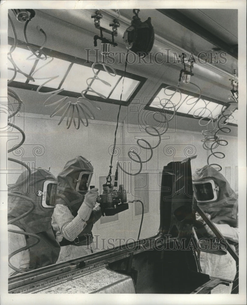 1965 Press Photo Chrysler Belvidere Assembly Plant - Historic Images