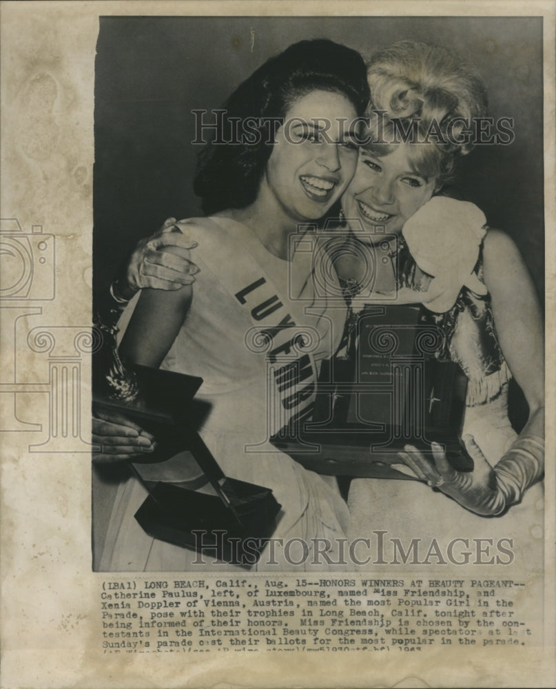 1963 American Beauty Joyce Bryan Miami - Historic Images