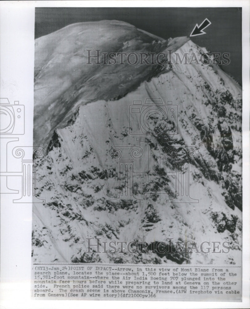 1966  Mont Blanc - Historic Images