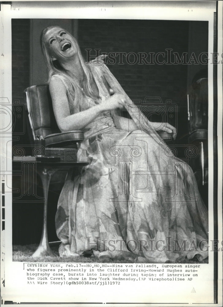 1972 Nina Baroness van Pallandt Singer - Historic Images