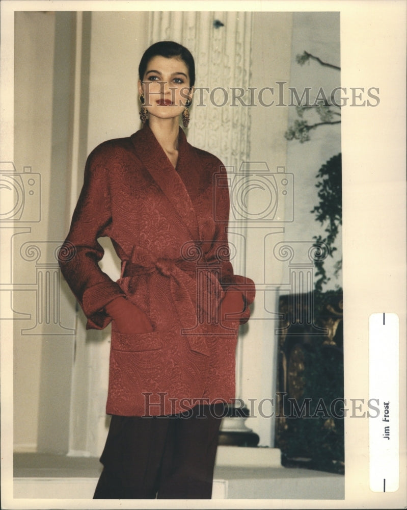 1989 Mary Ann Restivo Jacket Bathrobe - Historic Images