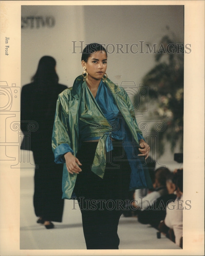 1990 Fabrics Costume Study Fashion Popular - Historic Images