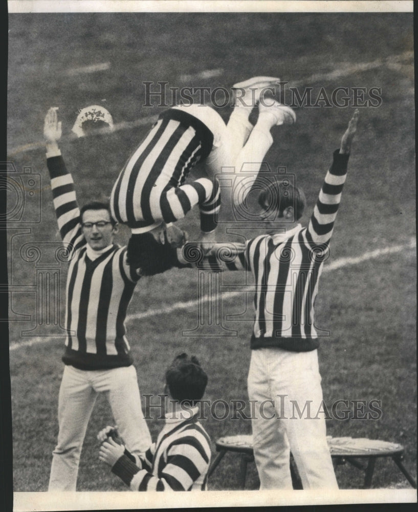 1969 Northwestern UNI Cheerleaders Game Own - Historic Images