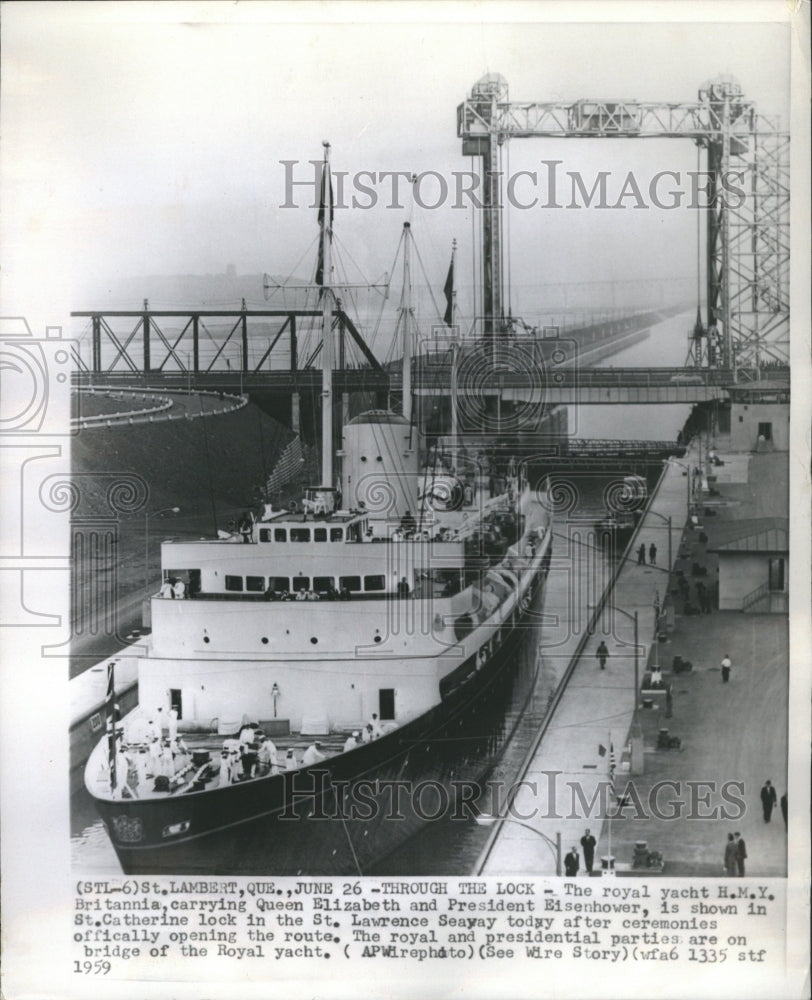 1959 Route Collection Seaway Ceremonies - Historic Images