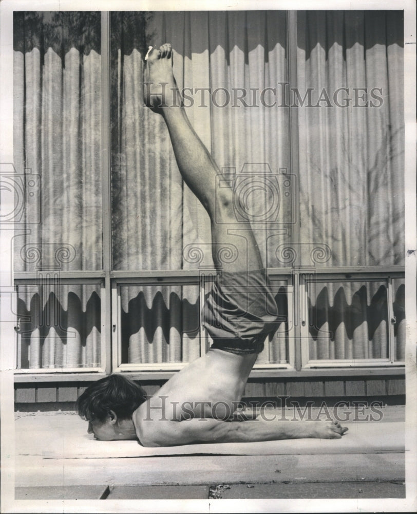1972 Yoga Class Children Parent Building - Historic Images