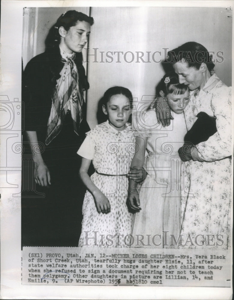 1956 Press Photo Vera Black - Historic Images