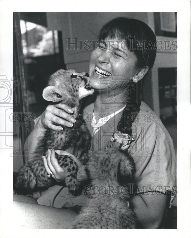 1991 Diana Tom Lincoln Park Zoo Nursery - Historic Images