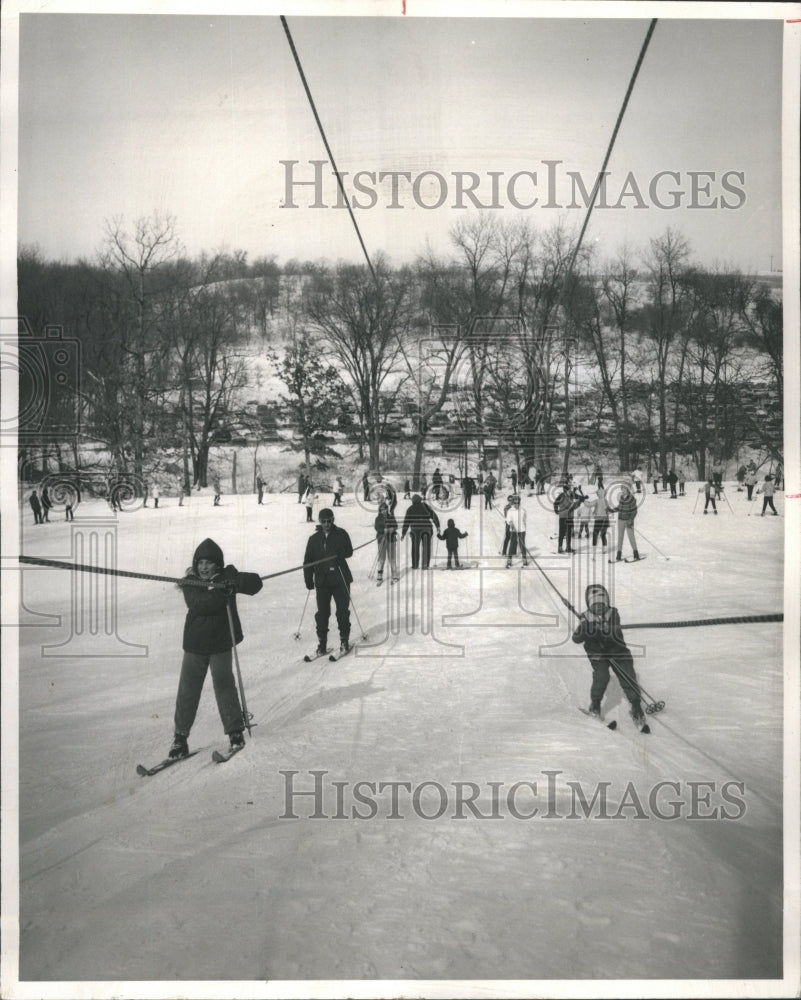 1967 Skiing Activity Skis Equipment Snow  - Historic Images