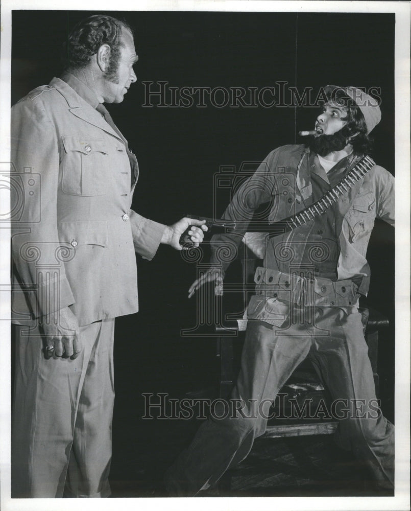 1971 Actors Rehearsing Thornton Wilder Play - Historic Images