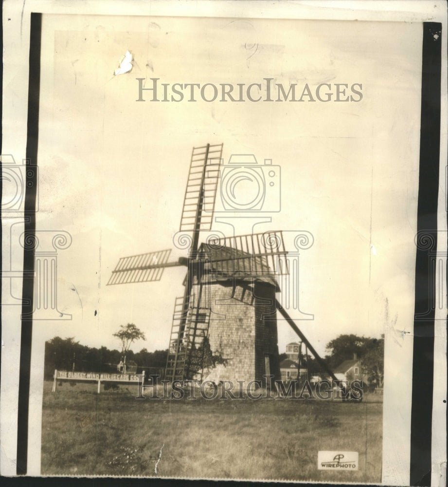1935 Windmill Yarmouth Massachusetts - Historic Images