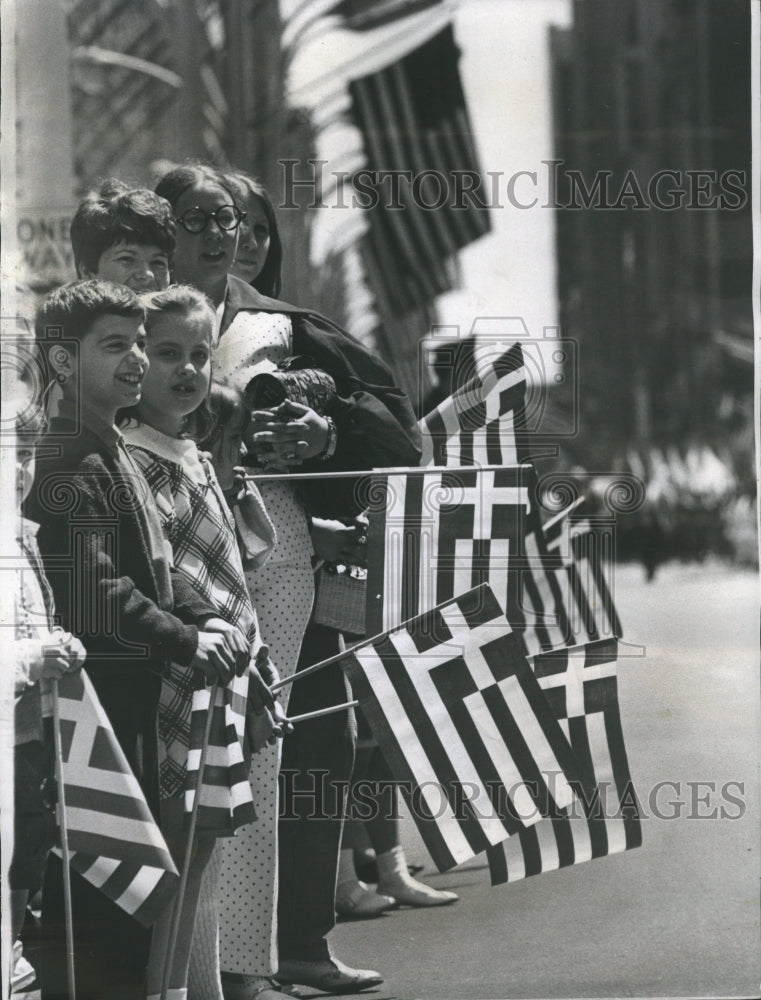 1969 Press Photo Greek&#39;s Independent Parade - Historic Images