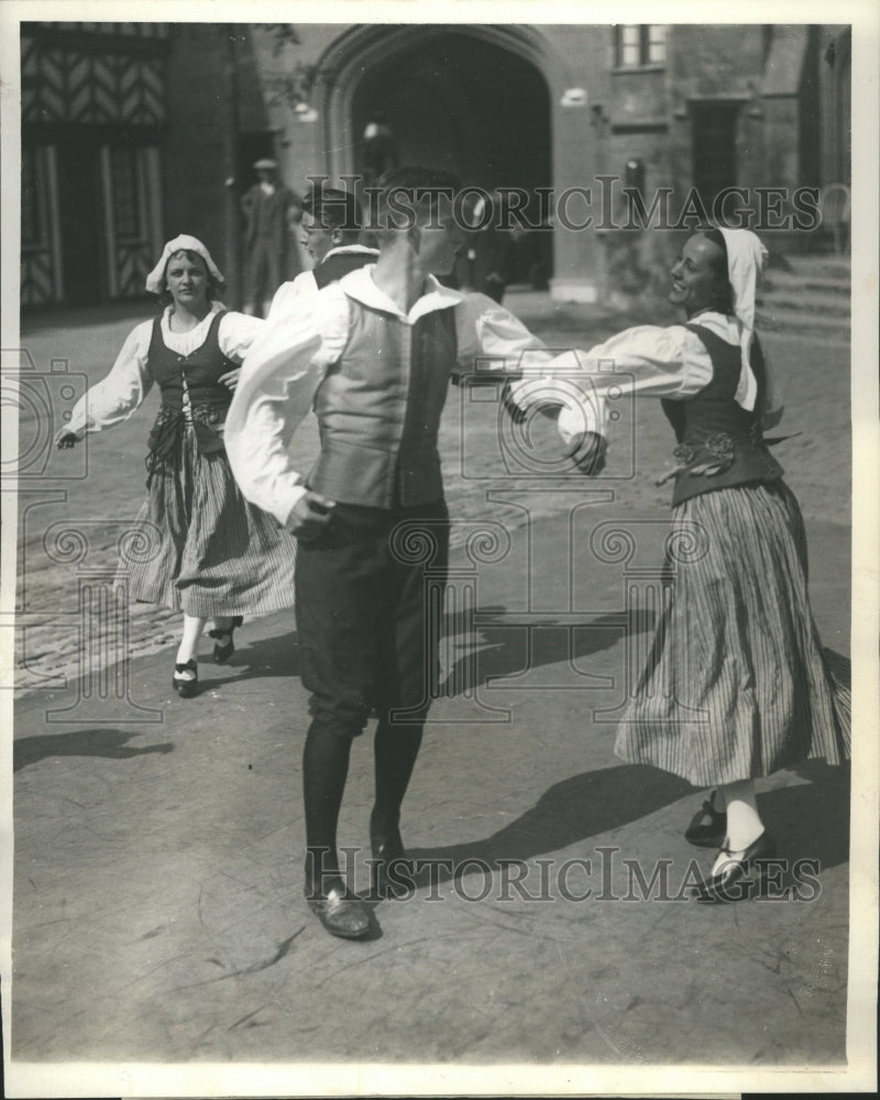 1934 Morris Dancers on Village Green - Historic Images