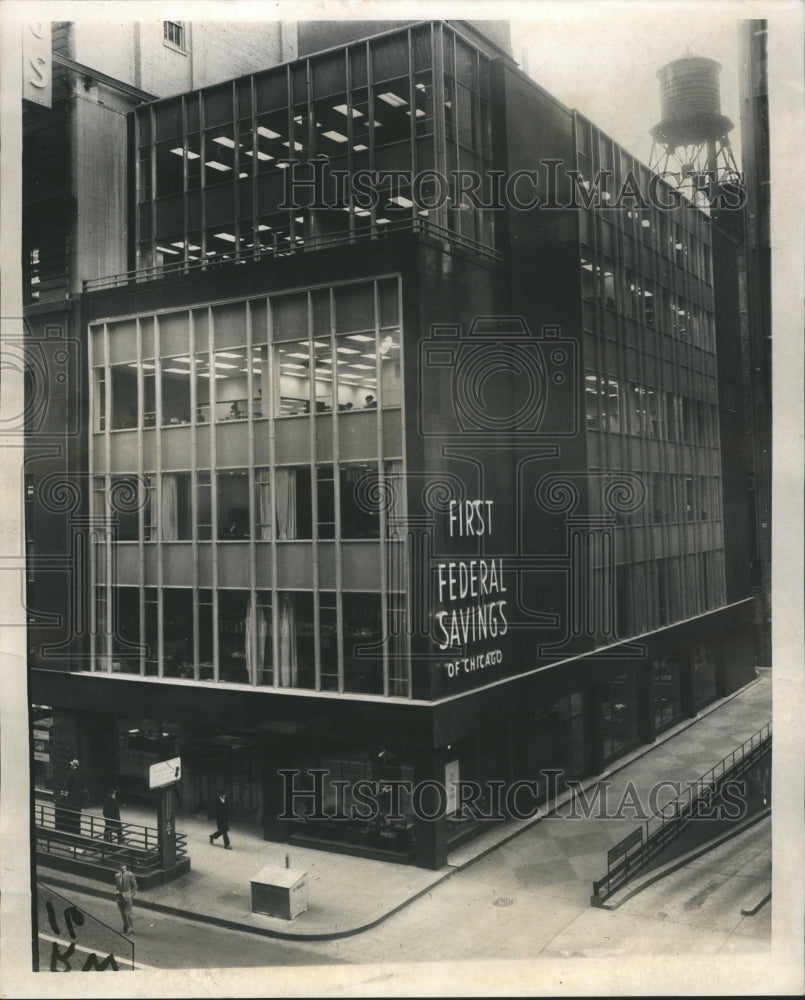 1961 First Federal Savings Chicago Building - Historic Images